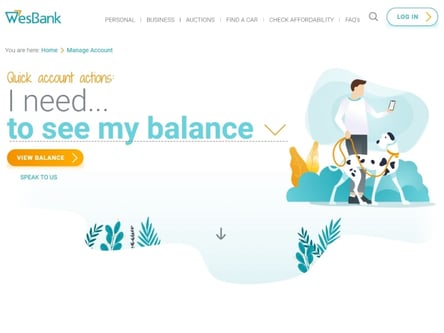 Wesbank homepage