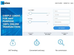 Binixo Bad credit loan