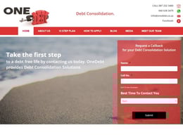 One Debt Consolidation loan