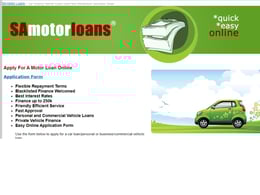 SA Motor Loans Car loan