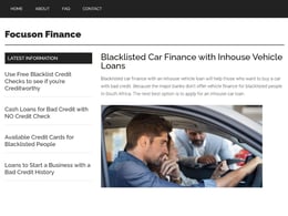 Focus On Finance Car loan
