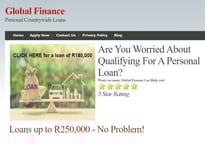 Global Finance Bad credit loan