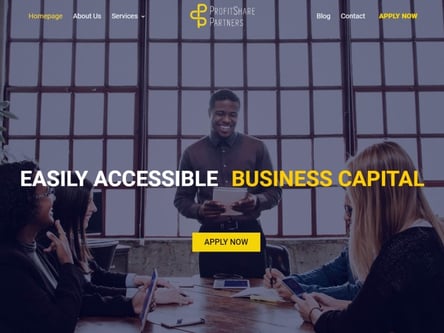ProfitShare Partners homepage
